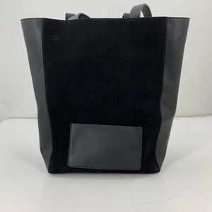 French Connection Leather Adjustable Strap Medium Tote